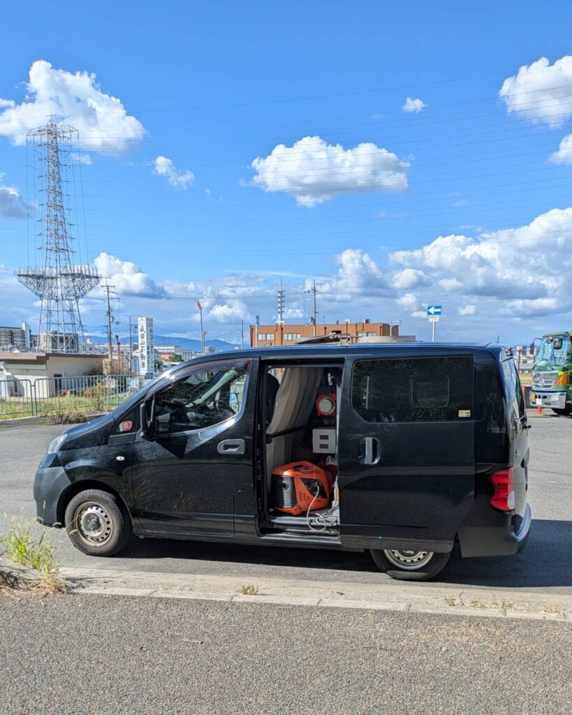 爽やかな秋空の下、大切なペットとの最後のお別れの日。