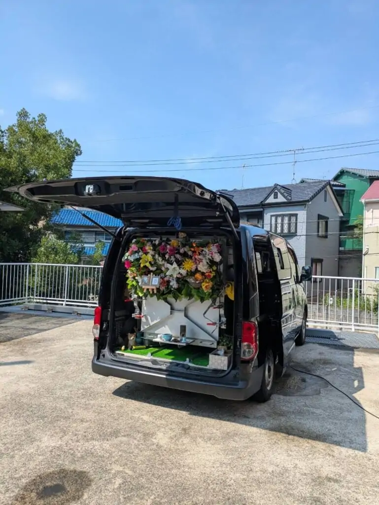 四條畷市にてワンちゃんのお見送りのお手伝いさせて頂きました。