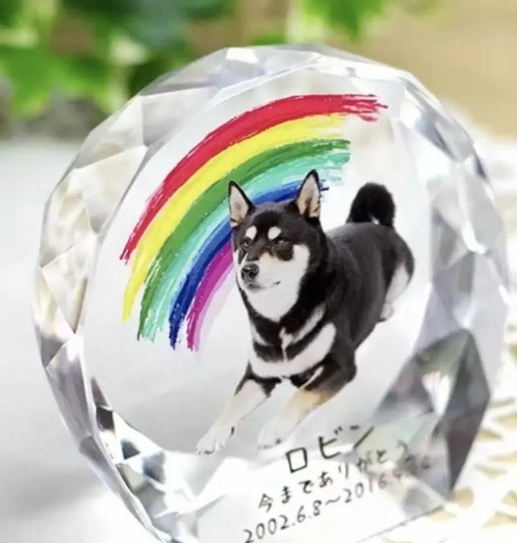 ペット位牌「キュートサークルクリスタル」のご案内かわいいペットちゃんには、その子に相応しいかわいいお位牌を作ってあげたいですよね。お客様の大事なペットちゃんのための、世界でひとつだけの特別なお位牌をお作りいただけます。透明感のあるクリスタルは、お部屋の雰囲気にも優しく溶け込み、穏やかな祈りの時間をお過ごしいただけます。丁寧にお手伝いさせていただきますので、どうぞお気軽にご相談くださいませ#ペット火葬 #訪問火葬 #ペット葬儀 #ペットセレモニー #ペットメモリアル #寝屋川市 #守口市 #門真市 #摂津市 #四条畷市 #枚方市 #ペット位牌 #クリスタル位牌 #ペット供養